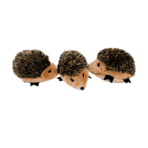 Zippypaws Miniz Hedgehog Soft Dog Toy - 3 Pack