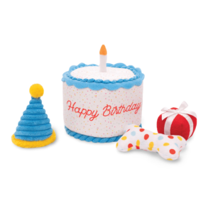 Zippypaws Zippy Burrow Birthday Cake Dog Toy - One Size