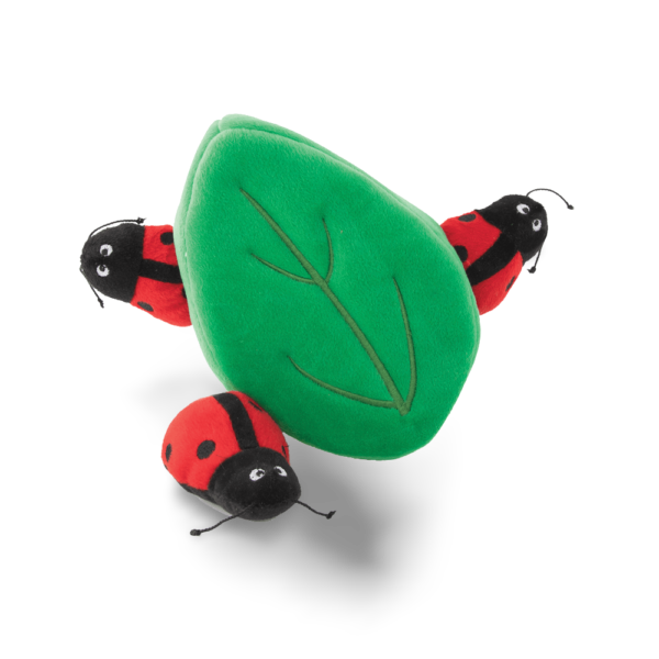 Zippypaws Zippy Burrow Ladybugs In Leaf – 22cm