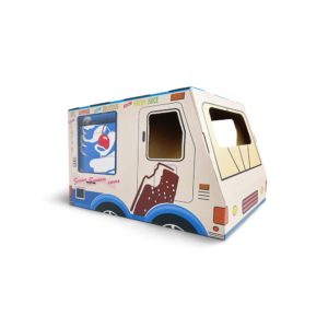 Zodiac Cat Scratcher Ice Cream Van Blue - One Size