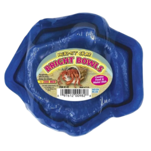 Zoo Med Hermit Crab Bright Water Food Bowl Neon Blue - Each