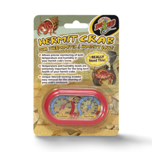 Zoo Med Hermit Crab Dual Thermometer Humidity - each